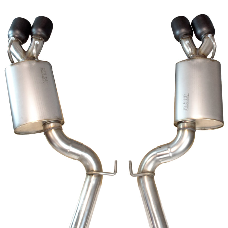 Kooks 10-15 Chevy Camaro SS/ZL1/1LE 3in Cat Back w/ 4in Slash Cut Black Tips 22504280 22504280 Photo - Unmounted