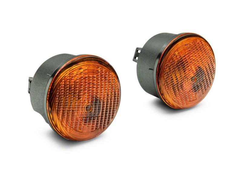 Raxiom 07-18 Jeep Wrangler JK Axial Series Replacement Turn Signal Lamps- Amber J150569 J150569 Photo - Close Up