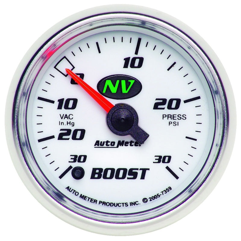 Autometer Gauge, Vac/Boost, 2 1/16", 30inHg-30Psi, Digital Stepper Motor, Nv 7359 Photo - Primary