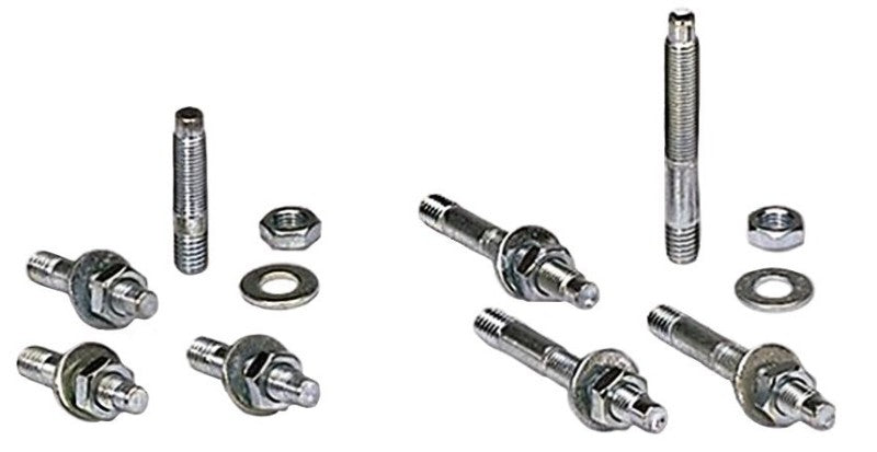 Moroso Carburetor Stud Kit for 1/2 Inch Thick Spacers, 2 Inch Long 5/16 Inch 37955 User 1