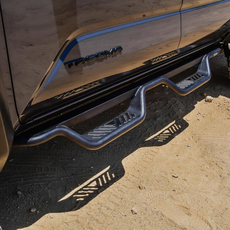 Westin 2024 Toyota Tacoma Outlaw Drop Nerf Step Bars - Textured Black 20-12785 20-12785 Photo - lifestyle view