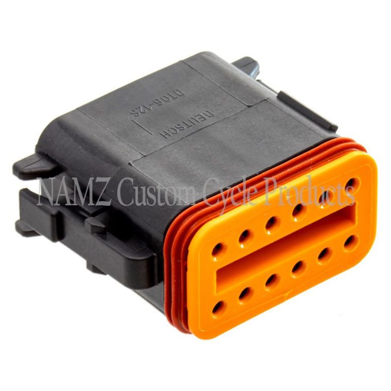 NAMZ Deutsch DT Series 12-Wire Plug & Wedgelock - Black (HD 72119-94BK) DP-12B DP-12B Photo - Primary