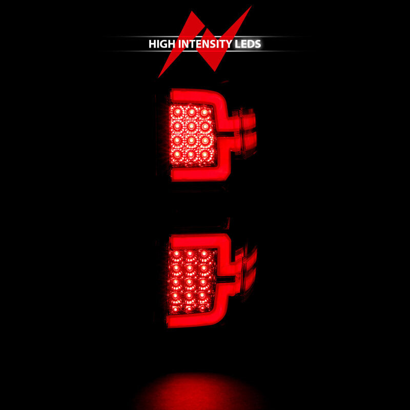 ANZO 2014-2018 Chevy Silverado 1500 LED Taillights Chrome 311291 311291 Photo - lifestyle view