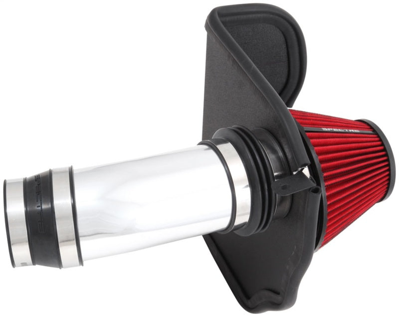 Spectre 11-14 Challenger/Charger V8-6.4L F/I Air Intake Kit - Polished w/Red Filter 9003 9003 Photo - Unmounted