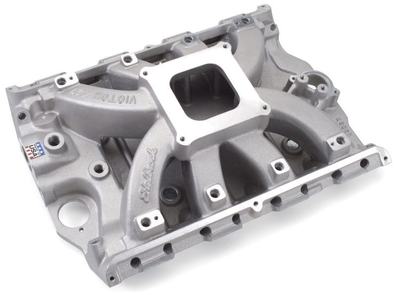 Edelbrock 390-428 Ford FE Victor EFI Manifold 4150 Flange Mounting 29365 29365 Photo - Unmounted