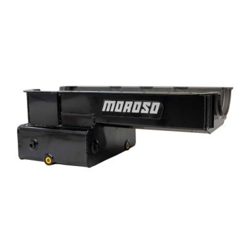 Moroso Ford 351W Road Race Front Sump 8 Inch Deep Steel Oil Pan - Black Powder Coat 20539 20539 User 1