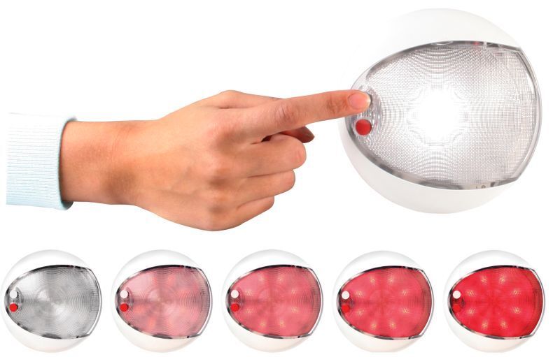 Hella Interior Lamp Euroled130T Red/Wht 2Ja 959950121 959950121 Photo - Mounted