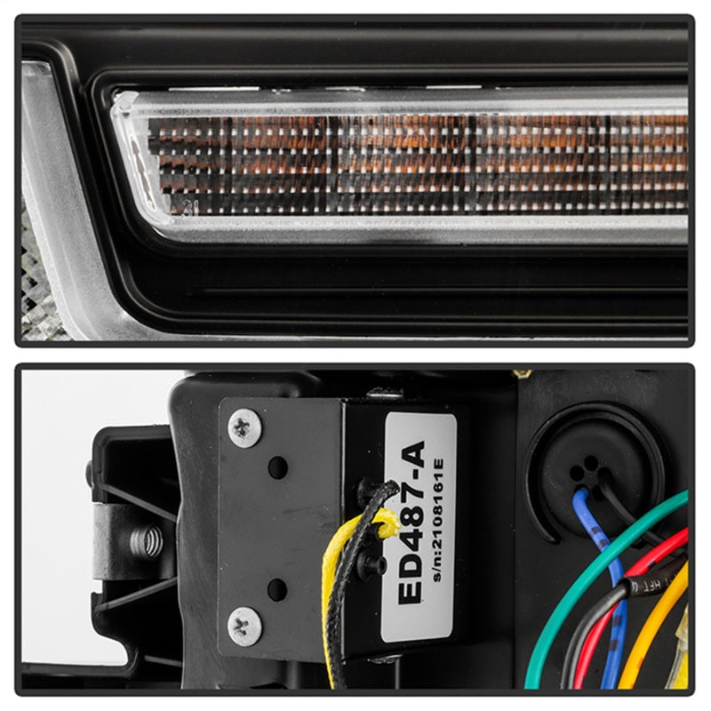 SPYDER 20-23 Chevy Silverado 2500/3500 Proj Headlights - LED DRL - Black PRO-YD-CSHD20SI-SEQ-BK 5088796 5088796 Photo - Unmounted