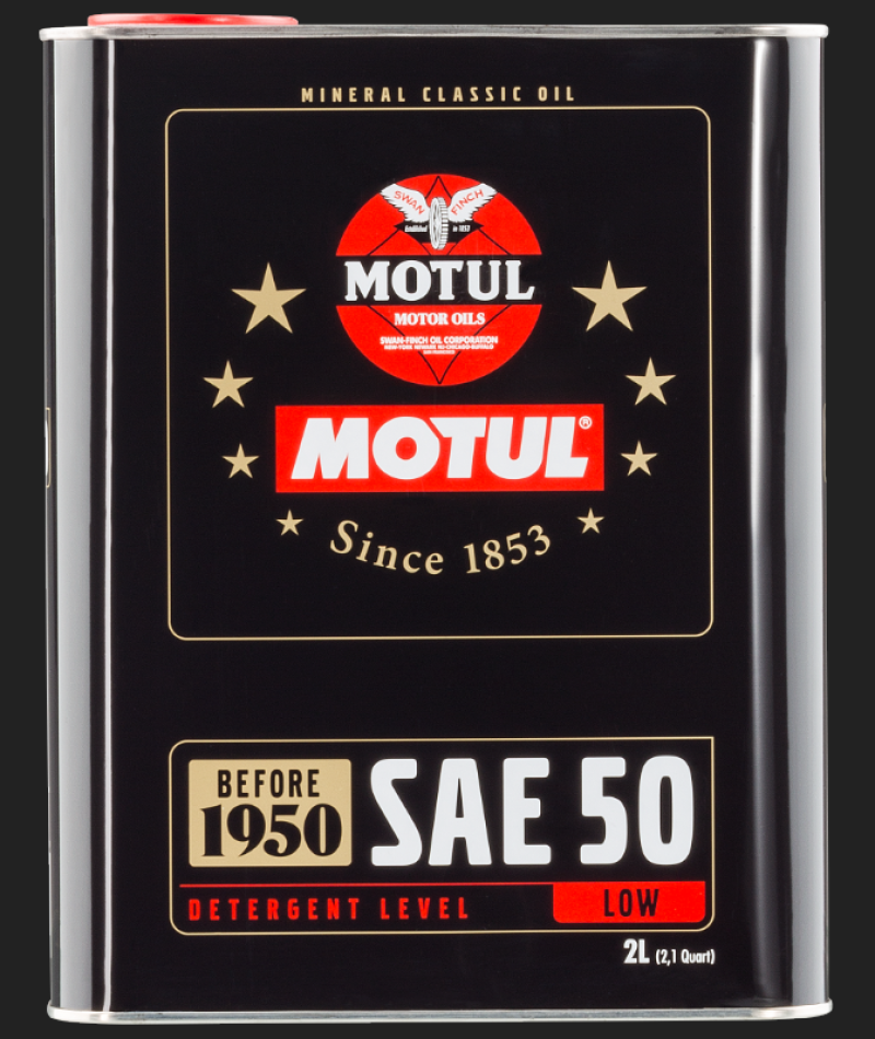 Motul Classic SAE 50 Oil - 2L - Single 104510-1 104510-1 User 1