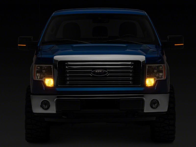 Raxiom 09-14 Ford F-150 Axial Series Sequential LED Mirror Mounted Turn Signals- Smoked T544359 T544359 Photo - Close Up