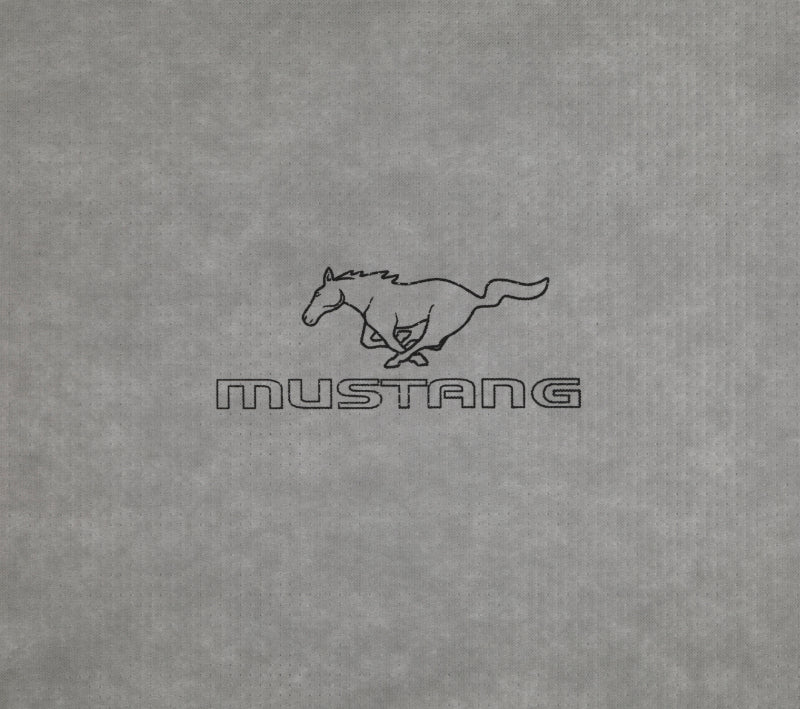 Covercraft 10-14 Ford Mustang W Custom 5-Layer Indoor Car Cover With Black Mustang Pony Logo C17124FD11IC C17124FD11IC Photo - Close Up