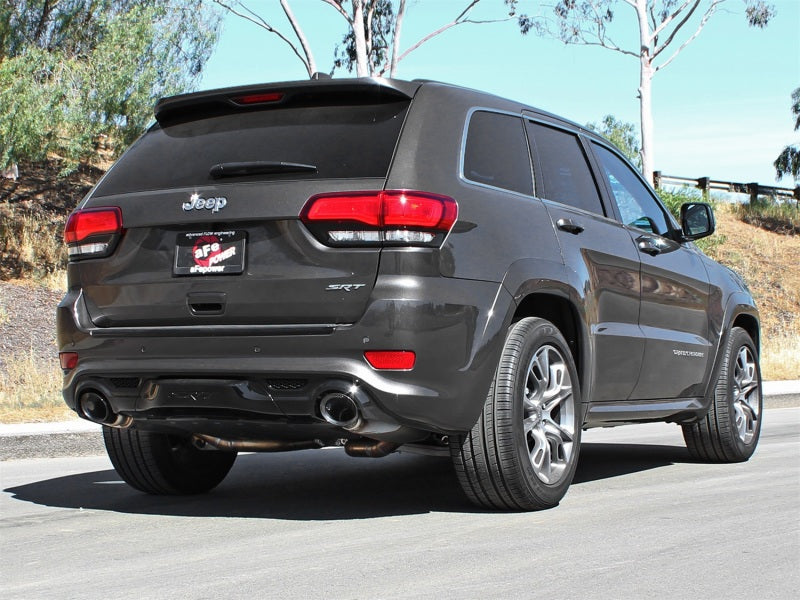 aFe MACH Force-Xp 3in 409 Stainless Steel Cat-Back Exhaust System: Jeep Gr 49-48053 Photo - Mounted