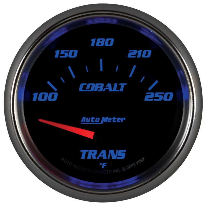 Autometer Gauge, Transmission Temp, 2 5/8", 100-250 Deg. F, Electric, Cobalt 7957 User 4