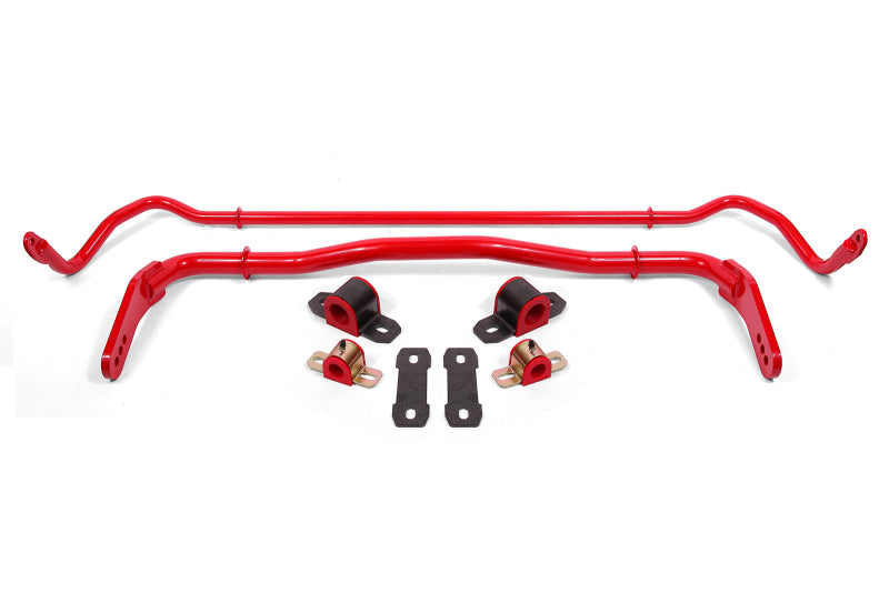 BMR 08-19 Dodge Challenger Front/Rear Hollow 38mm/25mm Sway Bar Kit w/ Bushings - Red SB113R SB113R User 1