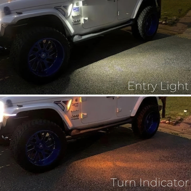 ORACLE Lighting Oracle Sidetrack LED System For Jeep Wrangler JL/ Gladiator JT 5861-504 5861-504 Photo - lifestyle view