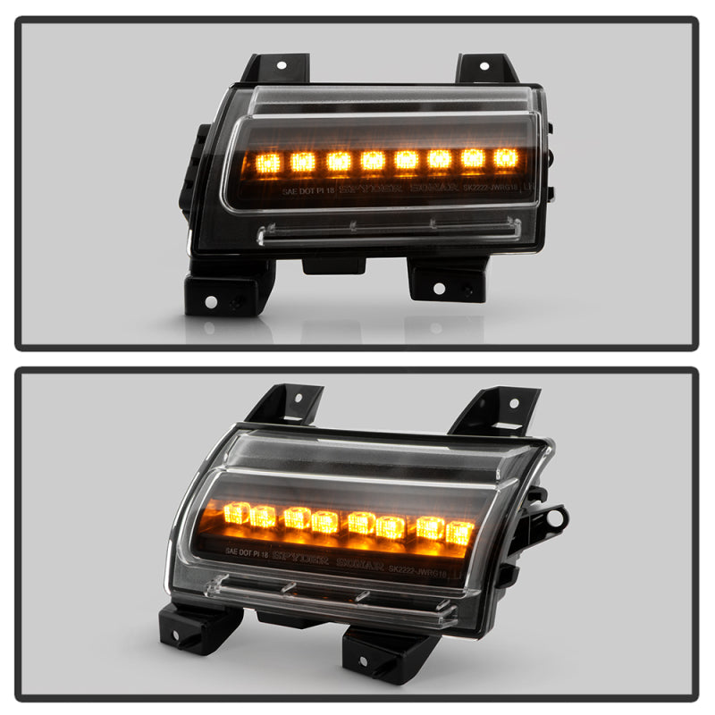 SPYDER 18-20 Jeep Wrangler Front Fender LED Lights - Black (CCL-YD-JW18-SEQ-BK) 5088543 5088543 User 4
