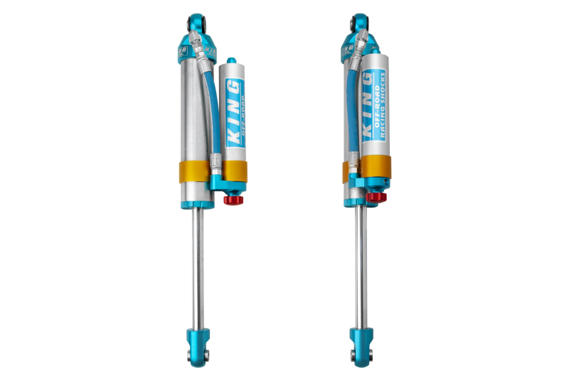 King Shocks 2005+ Ford F-550 2.5 Dia. Piggy Hose Reservoir Shock w/ Adjuster (Pair) 25001-398A 25001-398A Photo - Primary