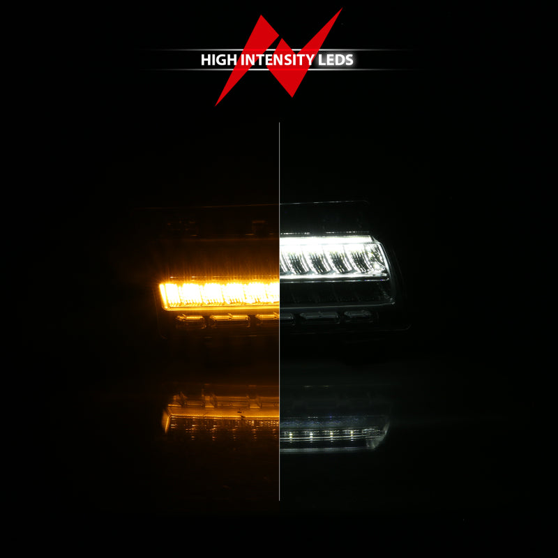 ANZO 18-19 Jeep Wrangler JL Halogen Chrome Clear w/ Sequential Signal 511083 511083 Photo - lifestyle view