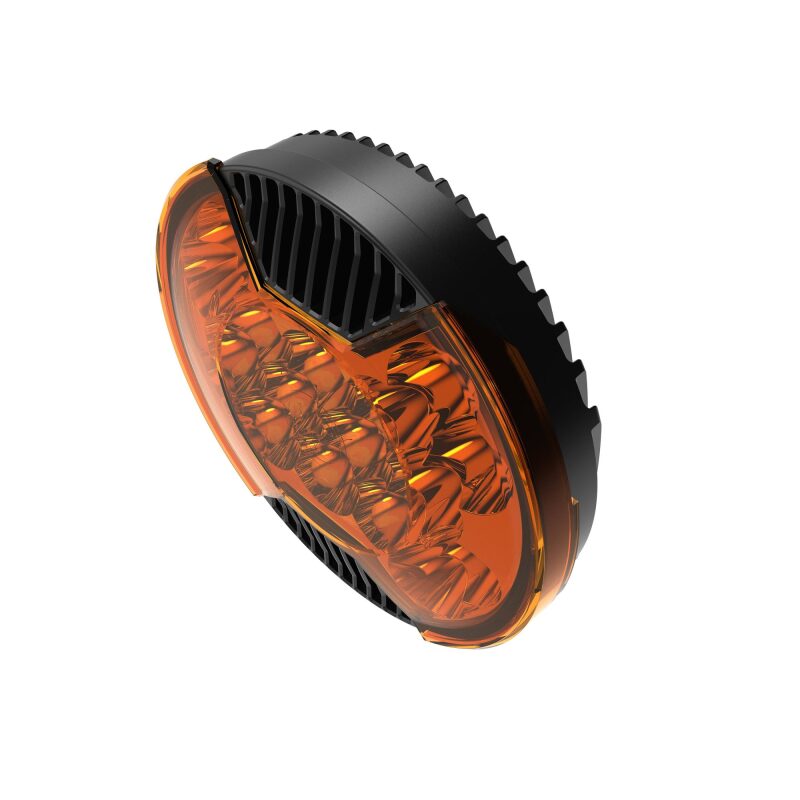 KC HiLiTES SlimLite 8in. LED Light Shield (Shield Only) - Amber 5208 5208 User 2