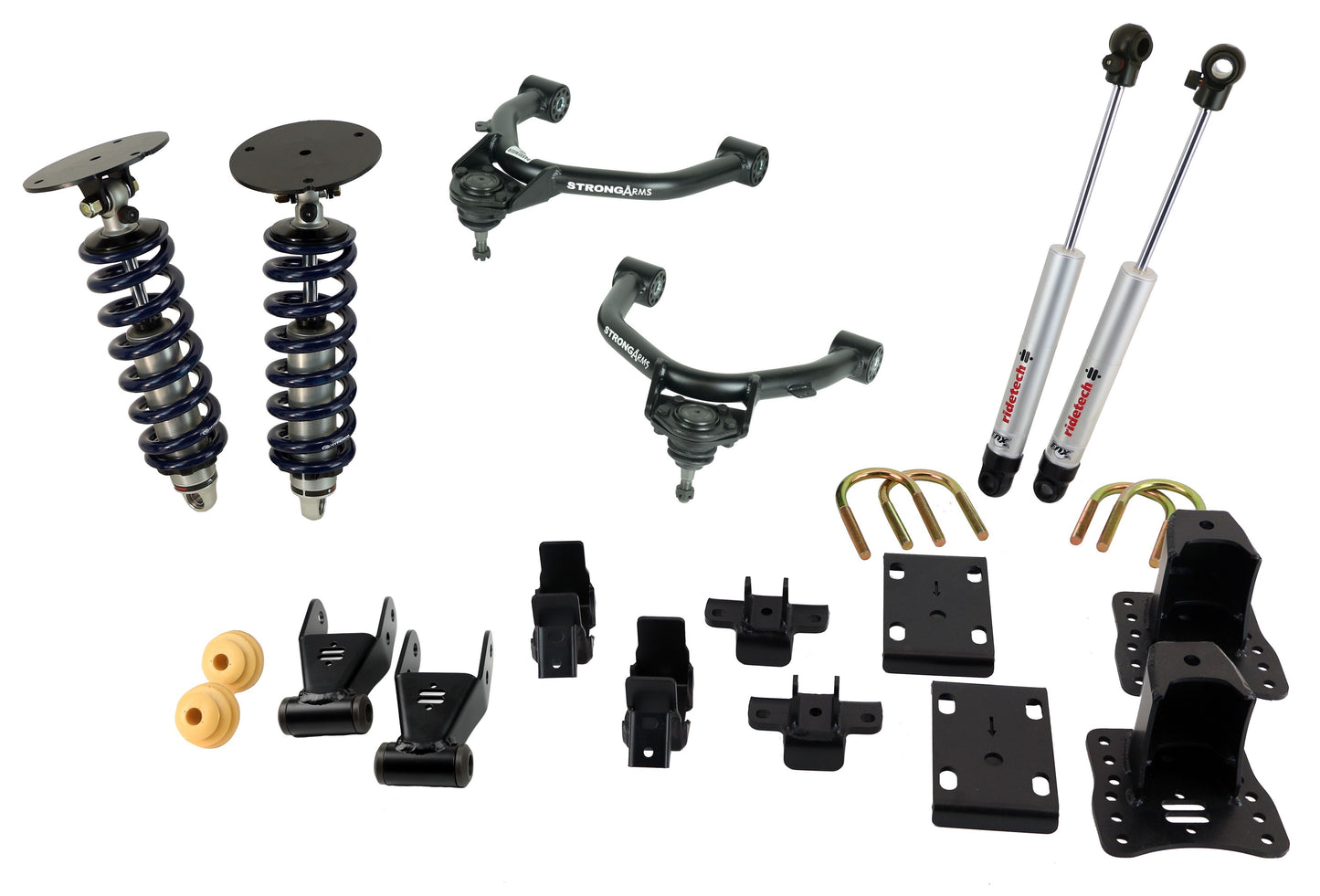 Ridetech 07-16 GM 1500 4WD (w/ OE Cast Steel Arms) StreetGrip Suspension System 11700116