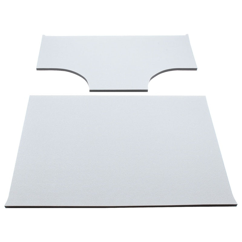 DEI 03-06 Jeep Wrangler TJ 2-Door w/Speaker Pods Boom Mat Headliner - 2 Piece - White 50148 50148 Photo - Primary