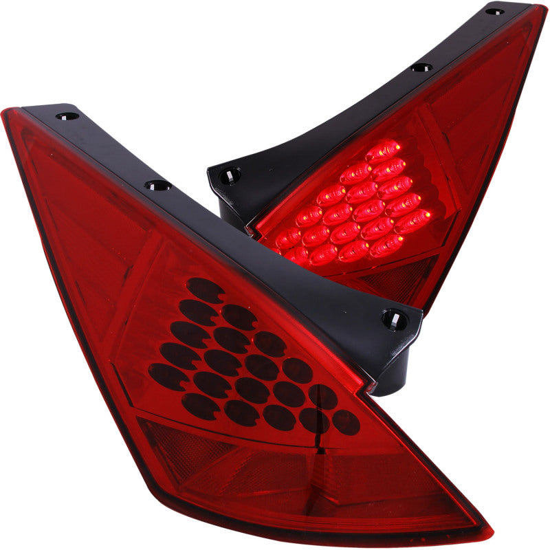Anzo 2003-2005 Nissan 350Z LED Taillights Red 321083 Photo - Primary