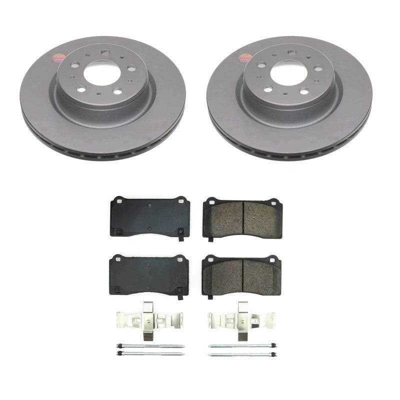 PowerStop Power Stop 17-21 Tesla 3 Front Z17 Coated Brake Kit CRK8844 CRK8844 Photo - Primary