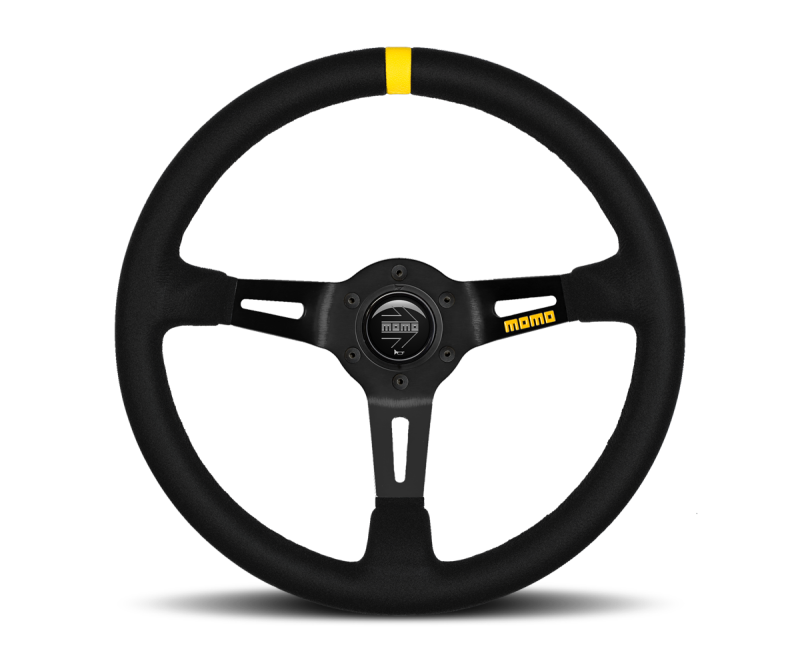 Momo Steering Wheel - Mod 08 - Size: 350mm - Black Suede R1908/35S User 1