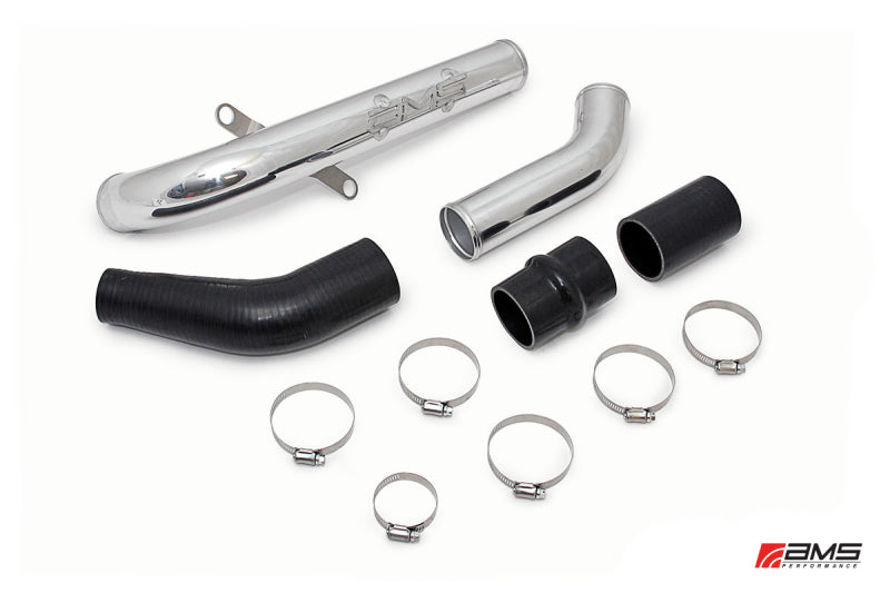 AMS Performance 08-15 Mitsubishi EVO X Upper I/C Pipe - Polished AMS.04.09.0002-1 AMS.04.09.0002-1 Photo - Primary