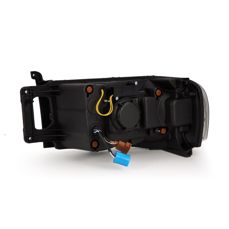 AlphaRex 02-05 Dodge Ram 1500 PRO-Series Projector Headlights Plank Style Black w/Seq Signal 880570 880570 User 1