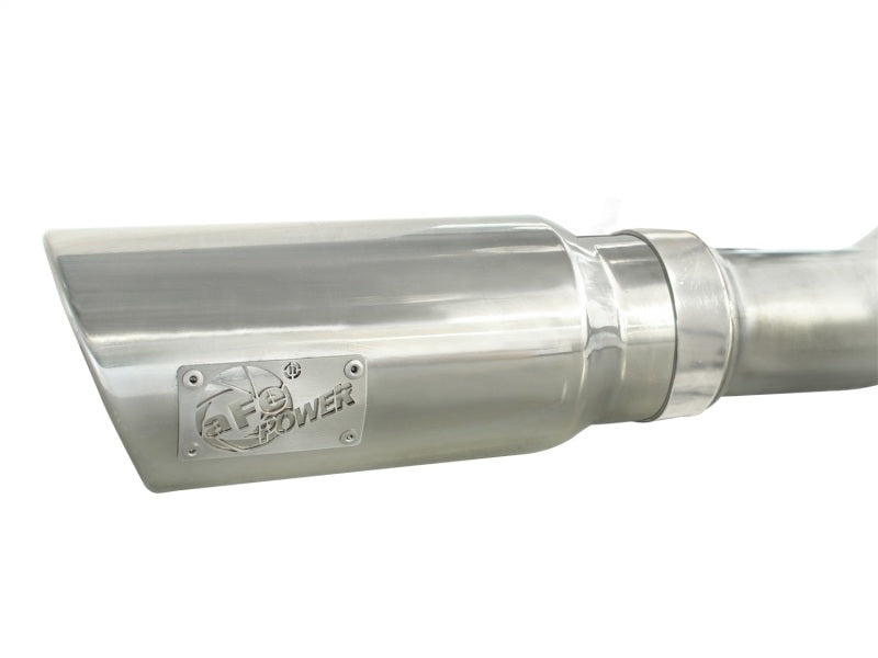 aFe Cat-Back Stainless Steel Dual Exit Exhaust System - Ford F-150 11-14 49-43056-P Photo - Unmounted