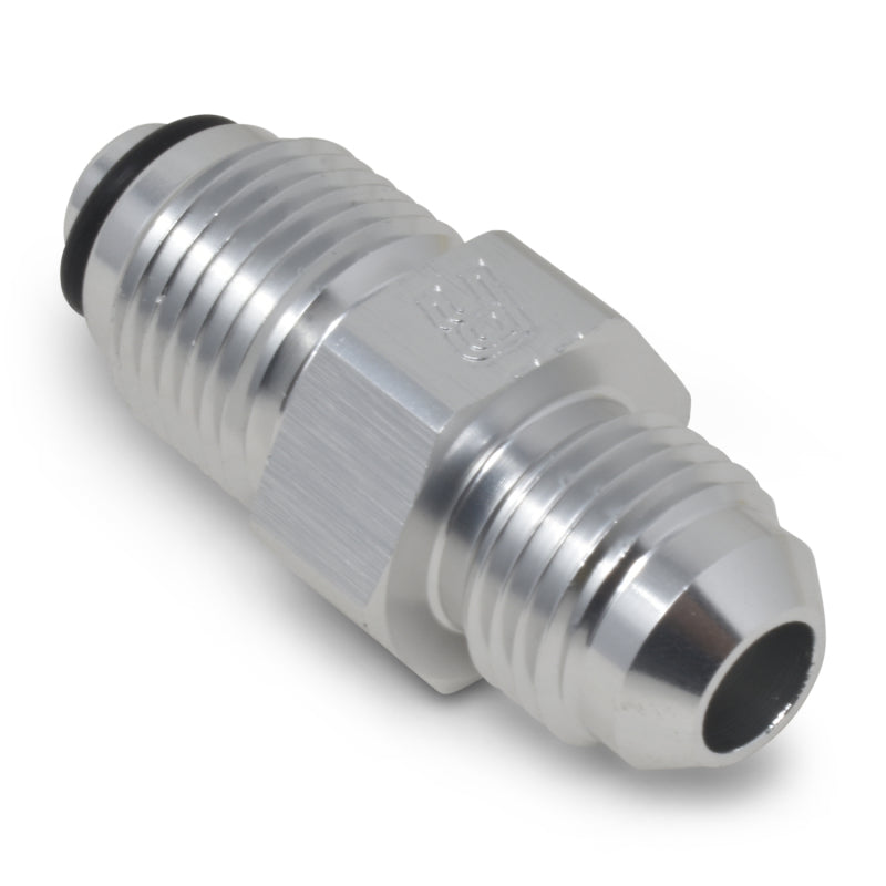 Russell Power Steering Adapter 11/16-18 O-Ring To 6 AN Male Clear Anodize 648040 Photo - out of package