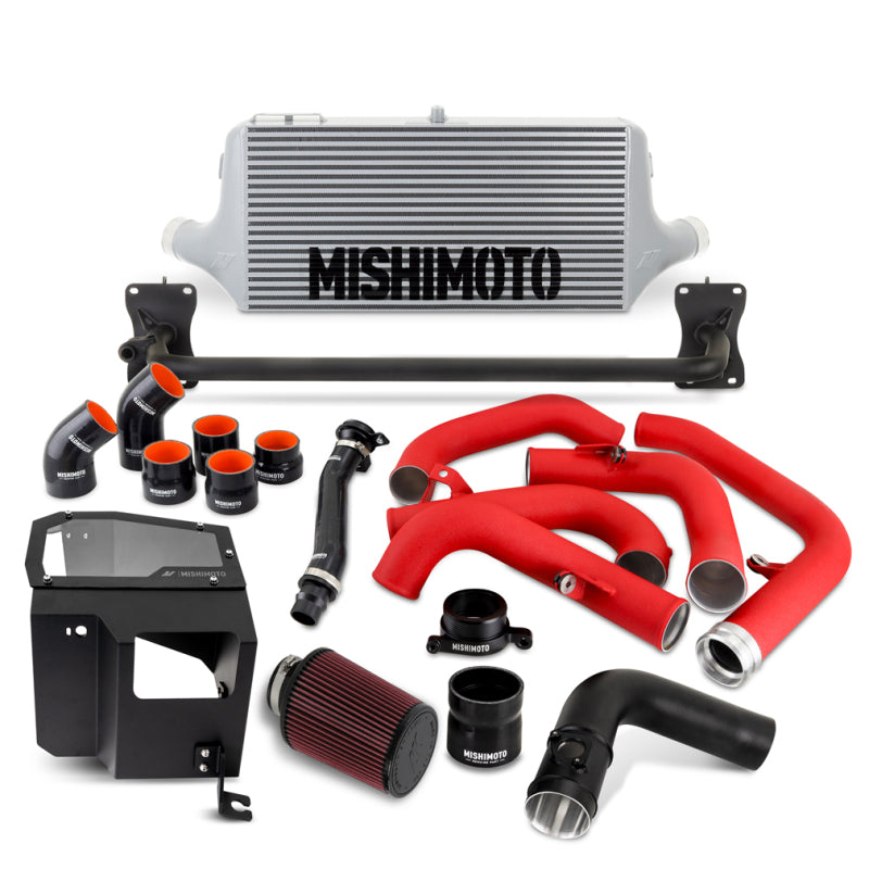 Mishimoto 2022+ WRX Intercooler Kit W/ Intake SL Core WRD Pipes MMINT-WRX-22AISLRD MMINT-WRX-22AISLRD Photo - Primary