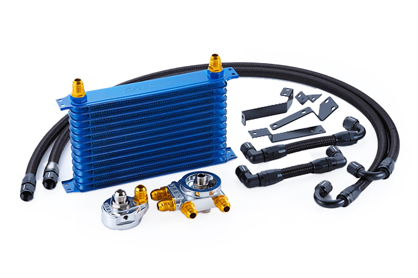 GReddy OIL COOLER KIT W/ FILTER RELOCATION JZX100 13-ROW - () 12014416