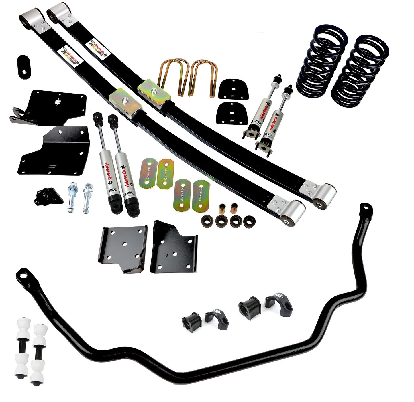 Ridetech 67-70 Ford Mustang Big Block StreetGRIP Suspension System w/o Bushing Kit 12105112