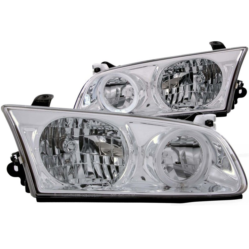 Anzo 2000-2001 Toyota Camry Crystal Headlights w/ Halo Chrome 121124 Photo - Primary