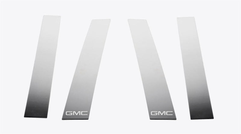 Putco 19-20 GMC Sierra Fits Double Cab and Crew Cab - GMC Etching SS Pillar Posts 402670GM-2 402670GM-2 Photo - Primary