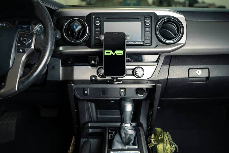 DV8 Offroad 16-23 Toyota Tacoma Center Console Molle Panels & Device Mount CCT1-01 CCT1-01 Photo - Unmounted