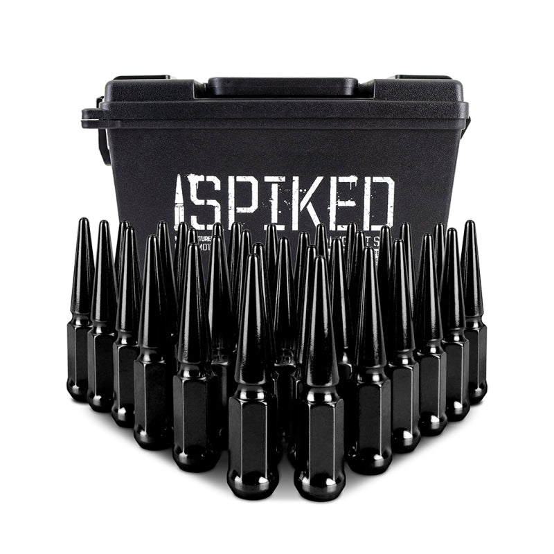 Mishimoto Mishimoto Steel Spiked Lug Nuts M14 x 1.5 32pc Set Black MMLG-SP1415-32BK MMLG-SP1415-32BK User 1