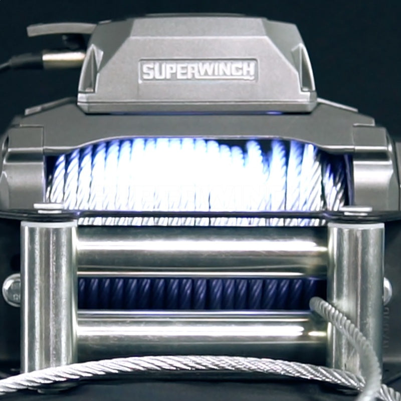 Superwinch 12000 LBS 12 VDC 3/8in x 85ft Wire Rope SX 12000 Winch - Graphite 1712200 1712200 Photo - Unmounted