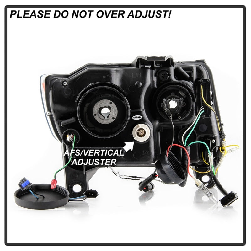 Spyder 11-13 Jeep Grand Cherokee - Light Bar Proj Headlights - Halo Model - Chro - PRO-YD-JGC11-LB-C 5085801 5085801 Photo - Unmounted