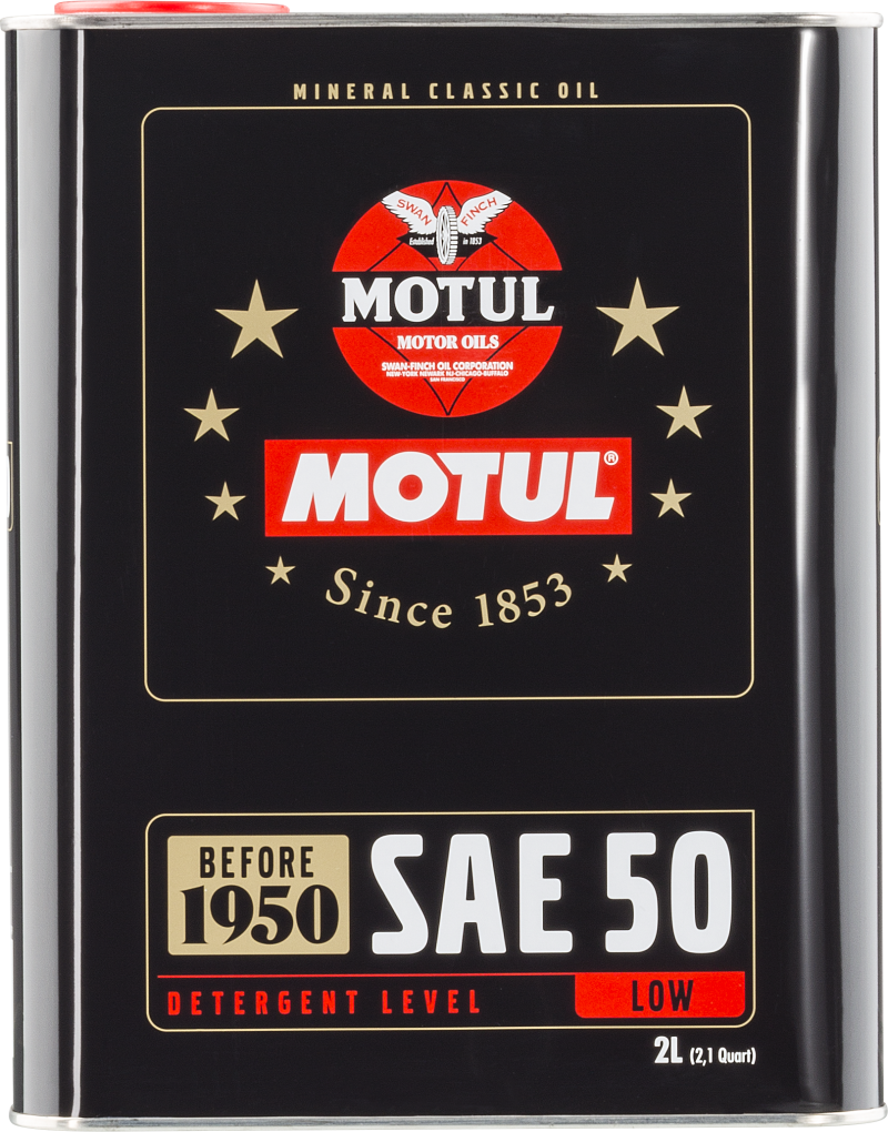 Motul Classic SAE 50 Oil - 2L 104510 104510 Photo - Primary