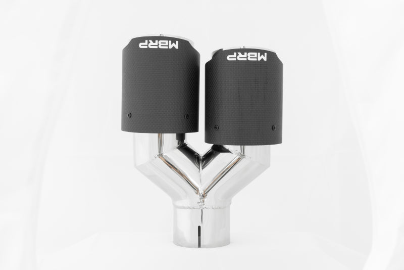 MBRP Universal Carbon Fiber Dual Tip 3.5in OD/2.5in Inlet T5171CF T5171CF Photo - lifestyle view