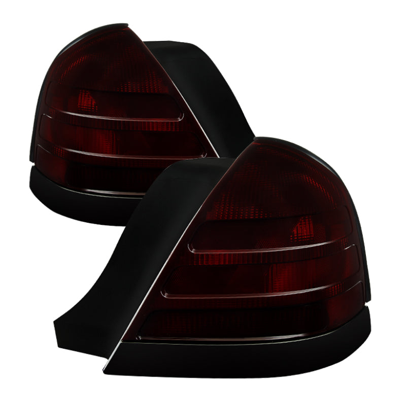 SPYDER Xtune Ford Crown Victoria 1999-2011 OEM Style Tail Light Red Smoked ALT-JH-FCV98-OE-RSM 9034046 9034046 Photo - Primary