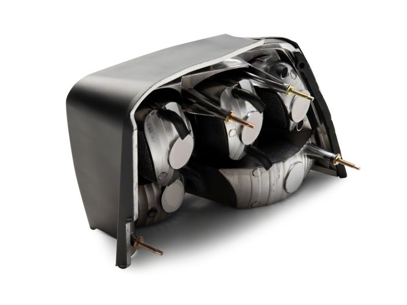 Raxiom 99-04 Ford Mustang Axial Series Altezza Style Tail Lights- Blk Housing (Smoked Lens) 413422 413422 Photo - Close Up