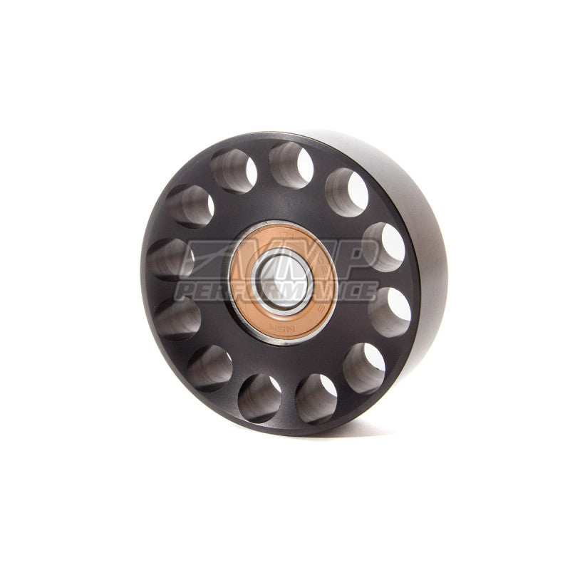 VMP Performance 100mm Heavy Duty Billet Aluminum Idler Pulley - 6/8/10Rib VMP-100-S-B VMP-100-S-B Photo - Close Up