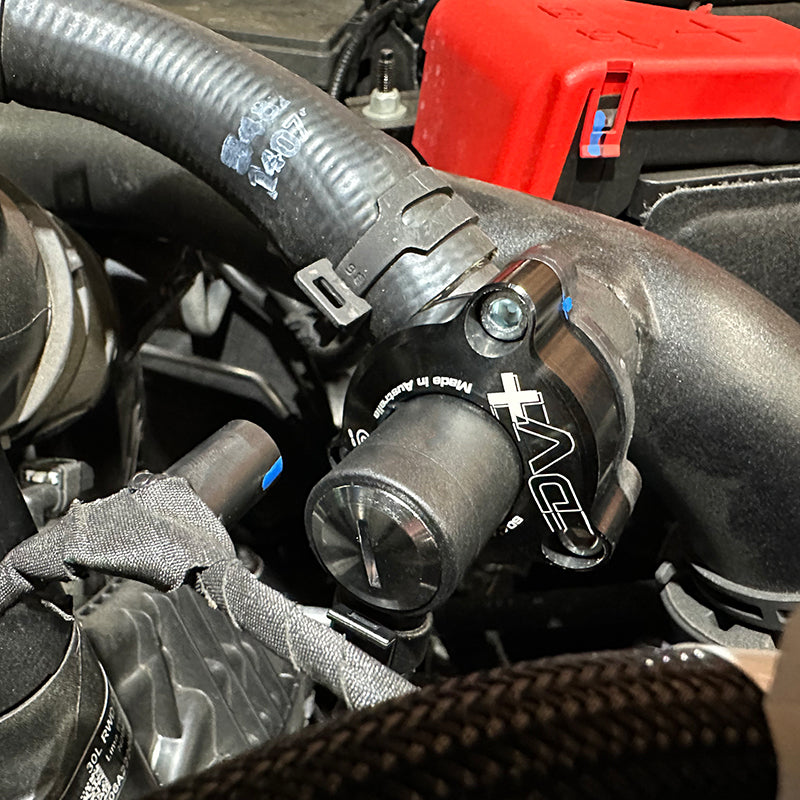 Go Fast Bits GFB Diverter Valve DV+ 15-23 Ford Mustang 2.3L EcoBoost / 2023 Ford Bronco Raptor/Ranger Raptor 3.0L T9384 T9384 Photo - Mounted