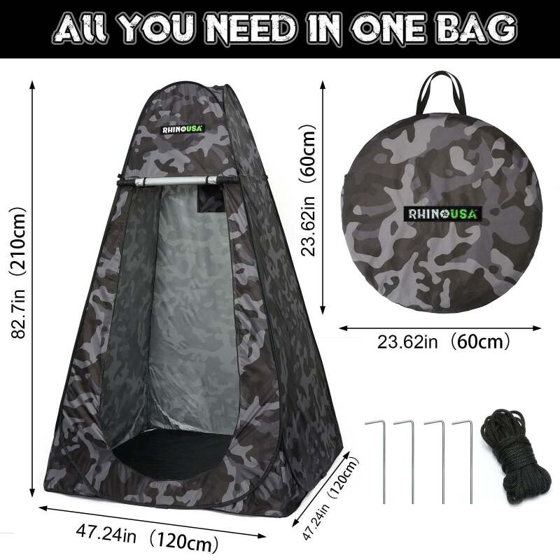 Rhino USA Popup Privacy Tent - Camo CA-PT2X6-CAMO CA-PT2X6-CAMO User 1