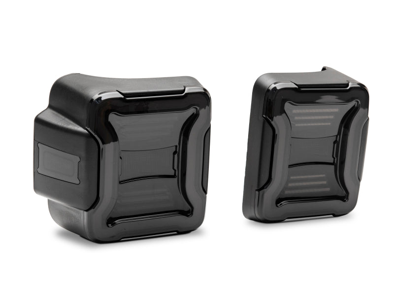 Raxiom 18-22 Jeep Wrangler JL LED Tail Lights- Black Housing (Smoked Lens) J133942-JL J133942-JL Photo - Close Up