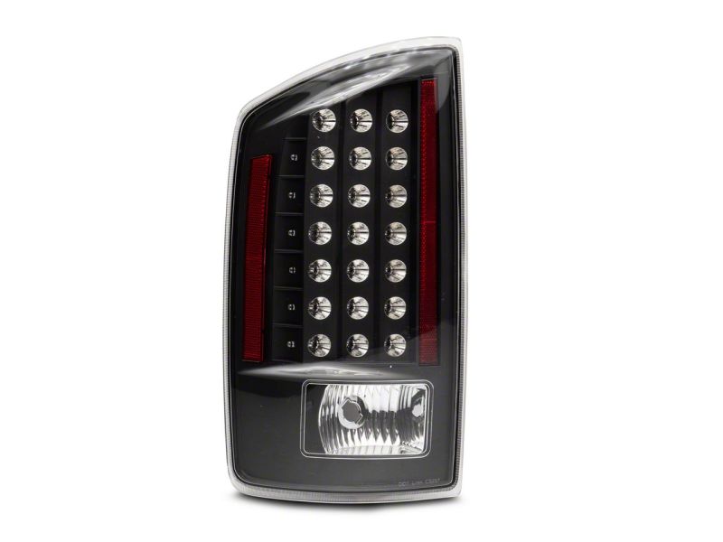 Raxiom 07-08 Dodge RAM 1500 LED Tail Lights- Blk Housing (Clear Lens) R110152 R110152 Photo - Close Up